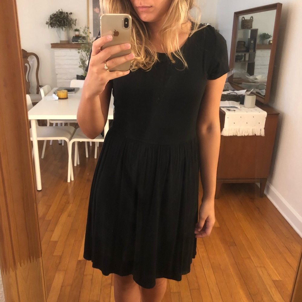 Old Navy Black Jersey Knit Dress